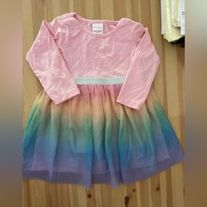 Hanna Andersson rainbow tulle dress 18-24 months